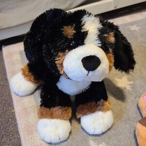 Bernese Mountain Do Premium Stuffed Animal Plush Black Brown Toy 13”